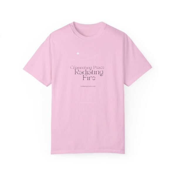 Radiating Fire Unisex Garment-Dyed T-Shirt - Inspirational Peaceful Quote - Image 42