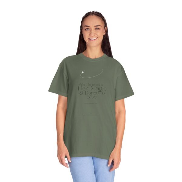 Empowering Quote T-Shirt: 'She Believed in Her Magic & Dared to Rise' - Image 19