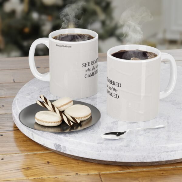 Empowering Quote Ceramic Mug - "She Remembered who she was and the Game Changed" - Perfect Gift for Motivation Lovers & Inspirational - Image 4