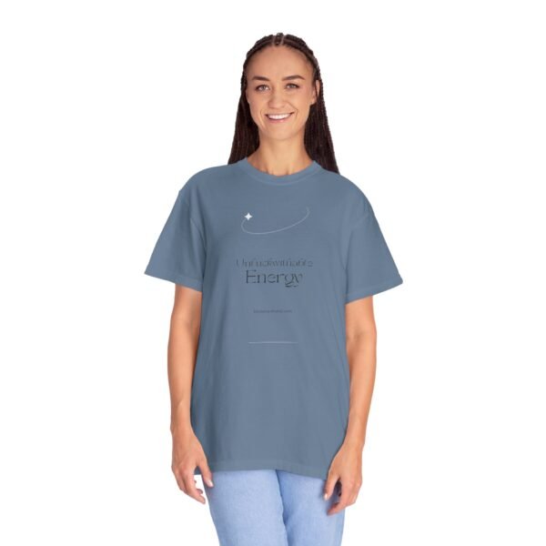 Unisex Garment-Dyed T-Shirt - 'Uncontainable Energy' Inspirational Tee - Image 20
