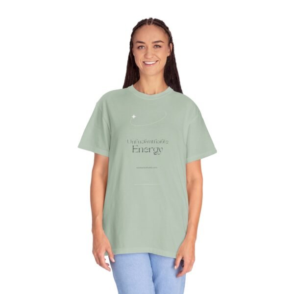 Unisex Garment-Dyed T-Shirt - 'Uncontainable Energy' Inspirational Tee - Image 10