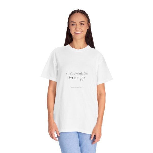 Unisex Garment-Dyed T-Shirt - 'Uncontainable Energy' Inspirational Tee - Image 5
