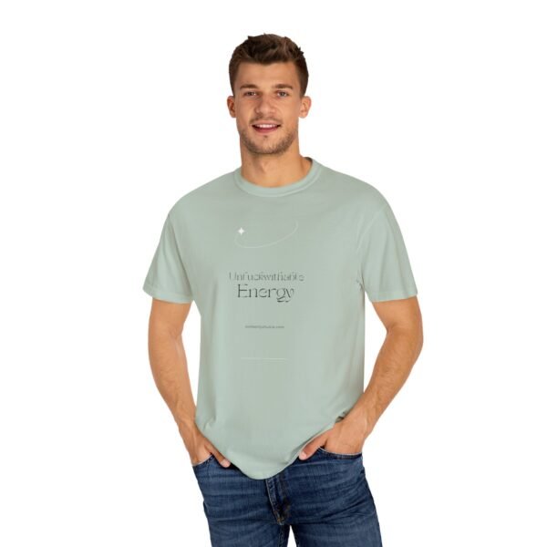 Unisex Garment-Dyed T-Shirt - 'Uncontainable Energy' Inspirational Tee - Image 9