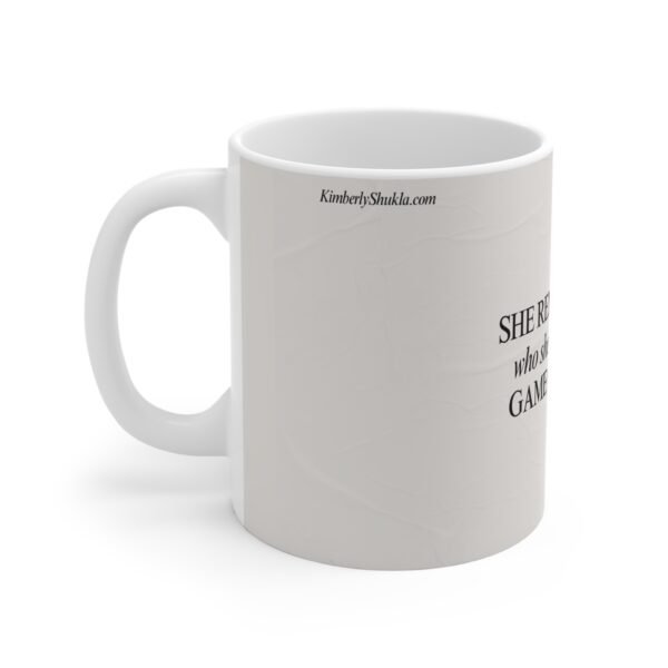 Empowering Quote Ceramic Mug - "She Remembered who she was and the Game Changed" - Perfect Gift for Motivation Lovers & Inspirational - Image 2