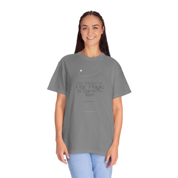 Empowering Quote T-Shirt: 'She Believed in Her Magic & Dared to Rise' - Image 9